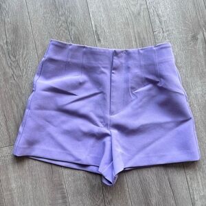 Zara Lavender Shorts